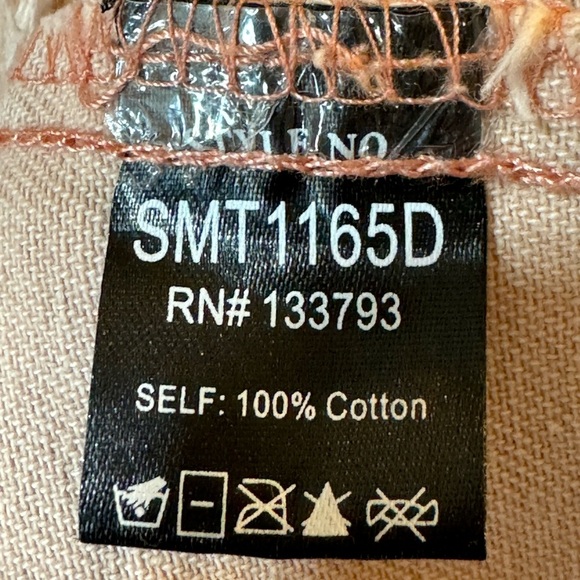 VICI distressed shacket light pink  sz S - Picture 4 of 6